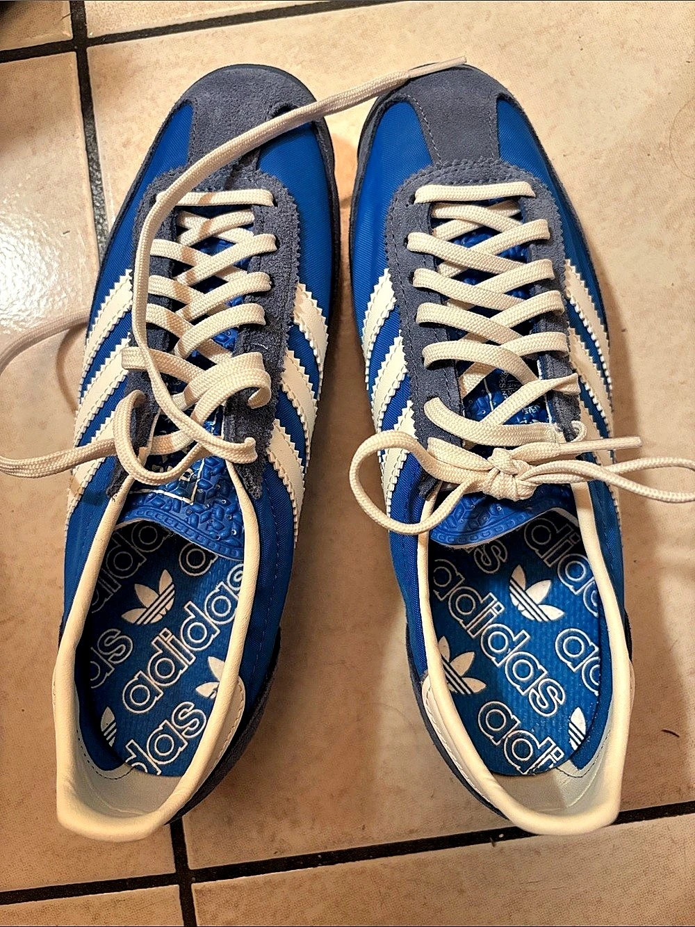 adidas Ozweego Blue White Sneakers US 6.5